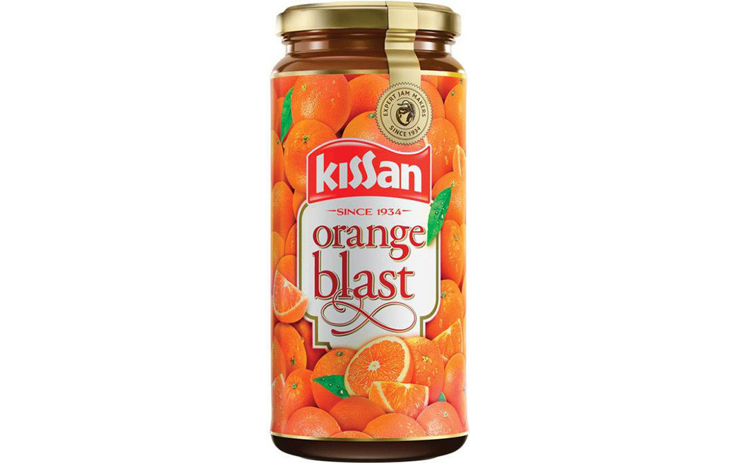 Kissan Orange Blast Jam    Glass Jar  320 grams